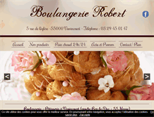 Tablet Screenshot of boulangerie-robert.com